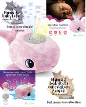 Load image into Gallery viewer, Cacchino's Baby Taylor Pink Soother Sleep Aid & Night Light Sound Machine with Cry Sensor and White noise