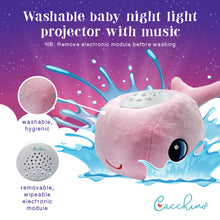 Load image into Gallery viewer, Cacchino's Baby Taylor Pink Soother Sleep Aid & Night Light Sound Machine with Cry Sensor and White noise