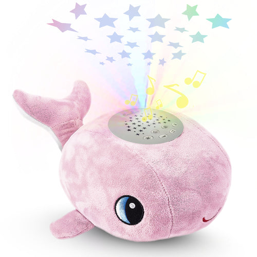 Cacchino's Baby Taylor Pink Soother Sleep Aid & Night Light Sound Machine with Cry Sensor and White noise