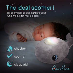 Cacchino's Ben Baby Soother Sleep Aid & Night Light Sound Machine (Not Cry Activated)