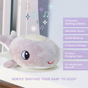 Cacchino's Ben Baby Soother Sleep Aid & Night Light Sound Machine (Not Cry Activated)