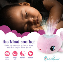 Load image into Gallery viewer, Cacchino&#39;s Baby Taylor Pink Soother Sleep Aid &amp; Night Light Sound Machine with Cry Sensor and White noise
